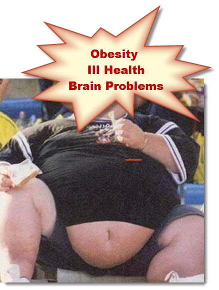 Obesity, Ill Health, Brain Problems